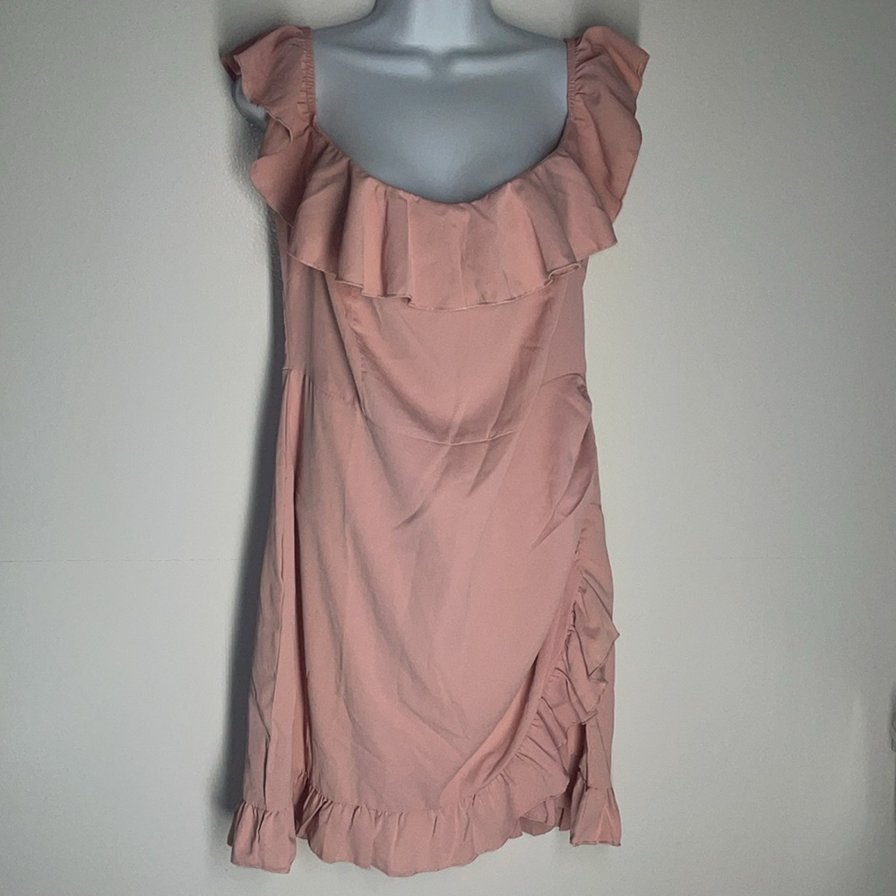 womens 0XL shein Curve Pink Mini Dress 0XL